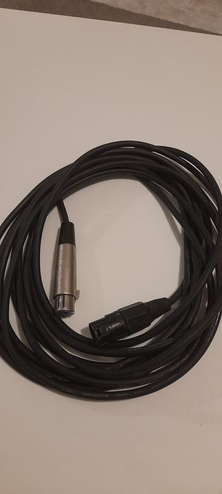 Cabo XLR (microfone) 3 pinos – 5,9 metros – áudio profissional