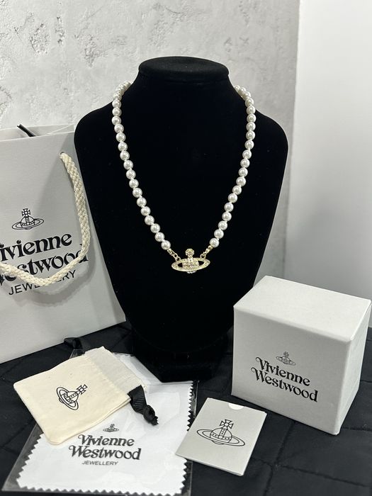 Vivienne Westwood naszyjnik wisiorek perły nowy