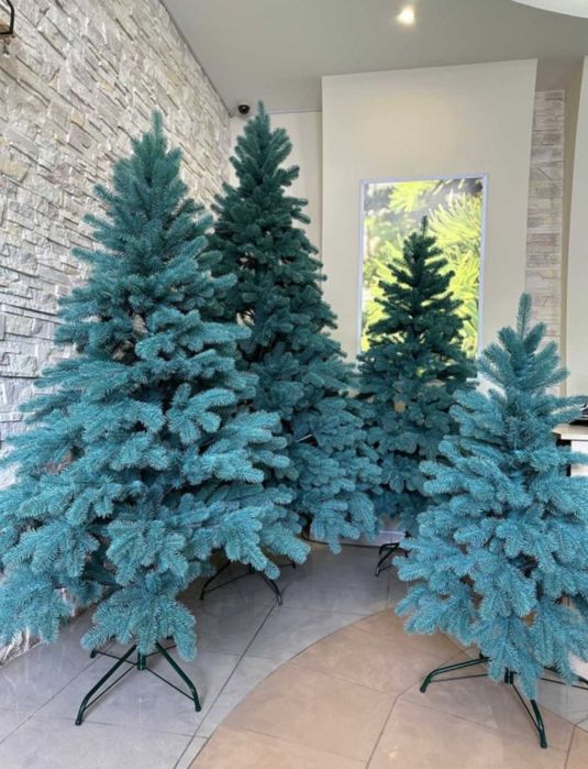 Искусственные елки новогодние голубые ели зеленые елка ялинка ялинки