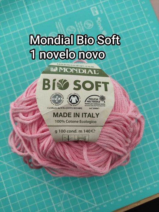 Diversos novelos Katia, Rosario4, Catania, Claire, Alecrim, Mondial BIo Soft