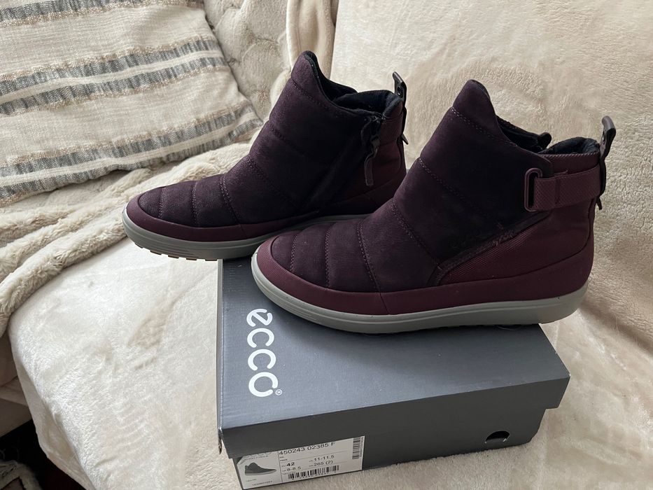 Ecco buty botki  zimowe skóra wodoodporne r.42