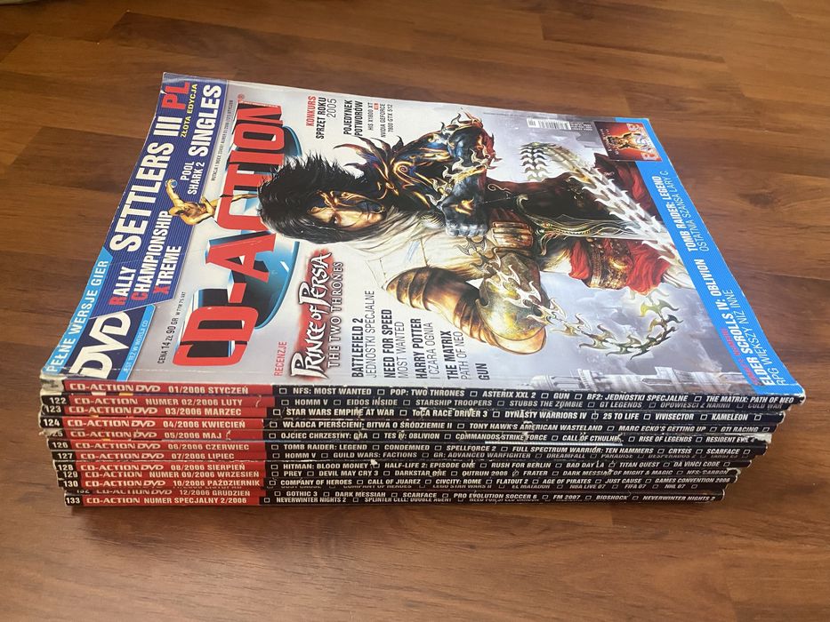 Czasopisma Cd action 2006 plus płyty