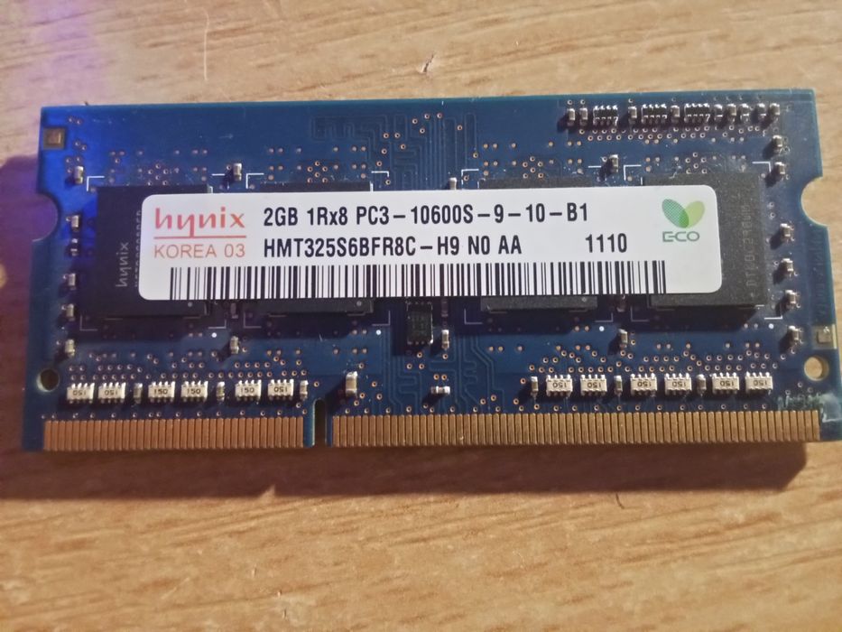 Оперативка для ноута DDR3 4GB + 2GB (комплект)