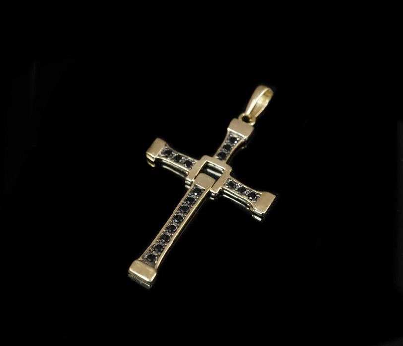 Złoto 585 - Złoty Krzyżyk TORETTO Vin Diesel