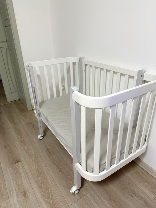 Дитяче ліжечко верес монако + матрац та колеса стан НОВОГО