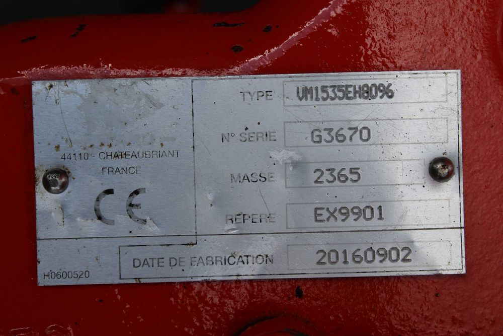 Pług Kuhn 153 Vari Master 123 kverneland overum ażur