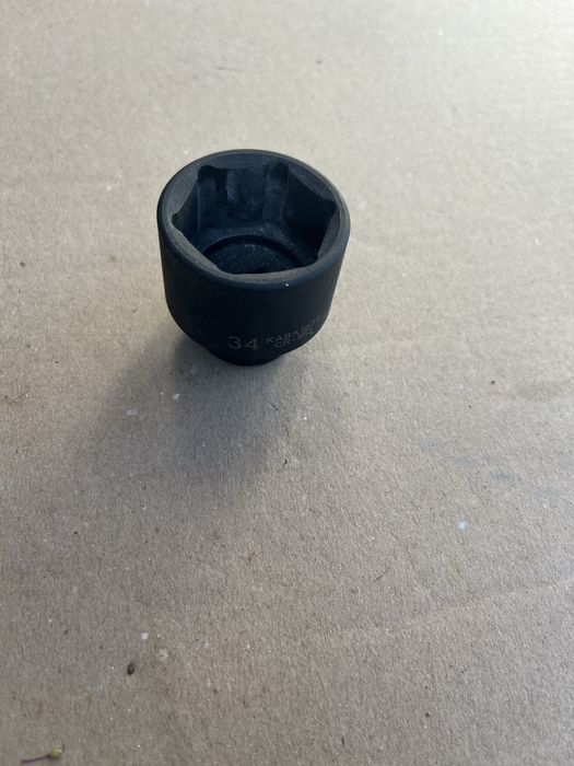 Ударна торцева головка 34мм 6 граней 1/2