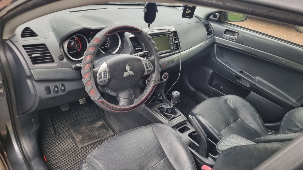 Mitsubishi Lancer 2.0 DI-D 140 KM | Bi-LED | Skóra | Rockford Fosgate | Zadbany