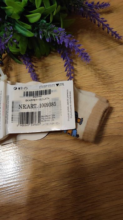 NOWE śliczne skarpetki Gatta dla noworodka w rozmiarze 8-9