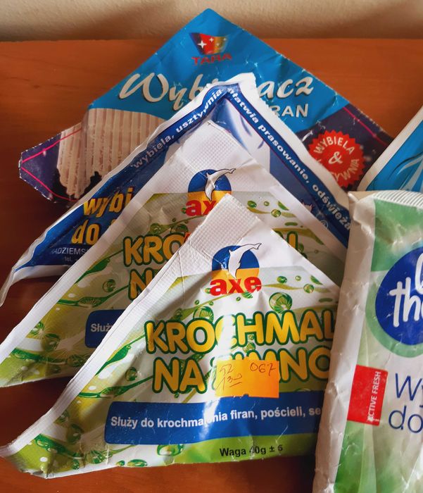 Wybielacze i krochmal