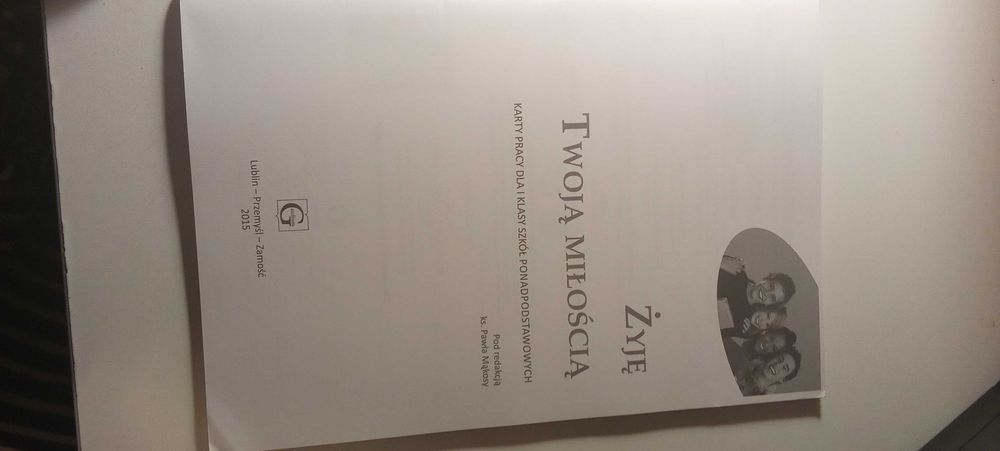 Żyję twoją miłością religia karty pracy 1 klasa szkoły średniej