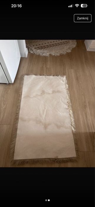Dywaniki włochate do sypialni 60x110 (cena za 4 sztuki)
