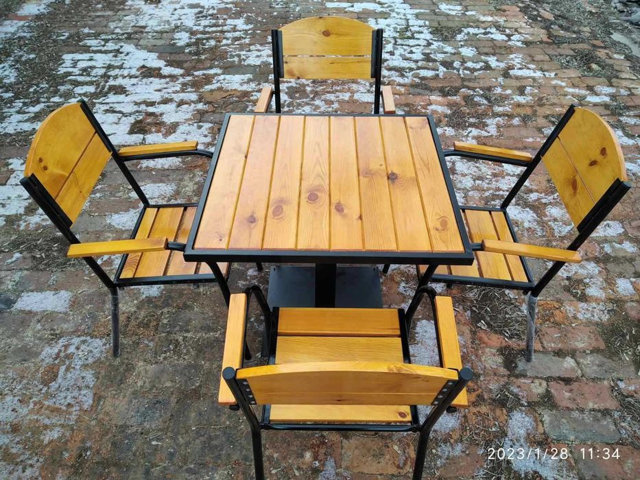 Меблі для літніх кафе, садові меблі,