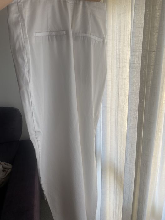 Calças brancas zara