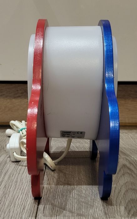 Lampka nocna drewniana dla chłopca autko samochód