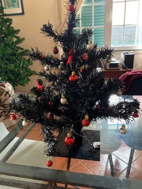 Arvore de Natal preta