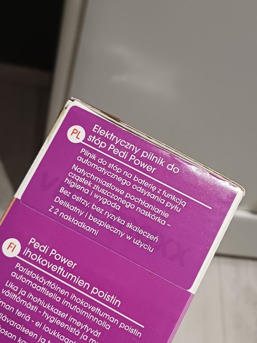 NOWY elektryczny pilnik do stóp Pedi Power Vitalmaxx