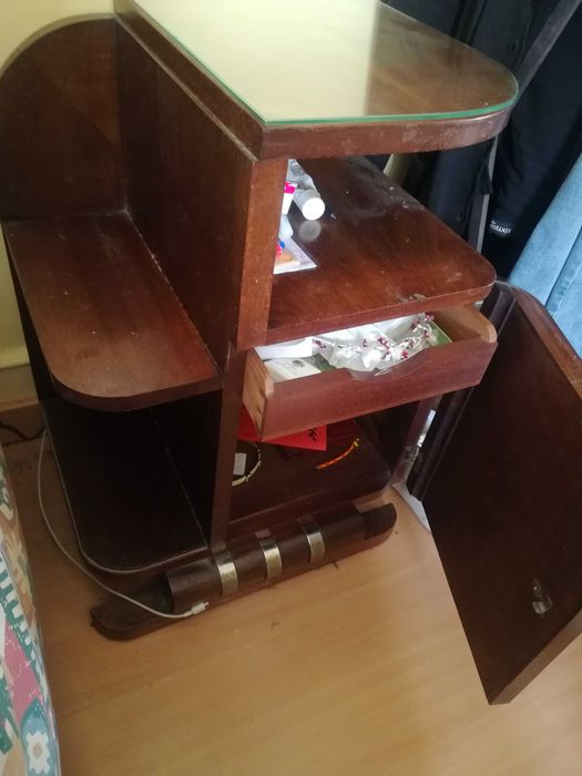 Mobília de quarto casal Art Deco muito completa