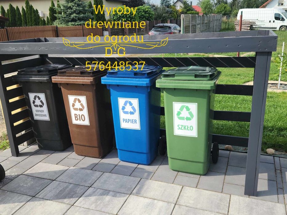 Donice-kwietniki ogrodowe drewniane