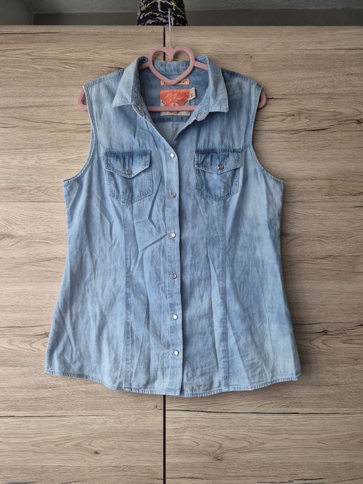 Bluzka basic jeansowa Rock Angel 42/XL