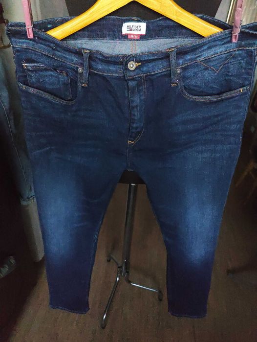 Джинсы Tommy Hilfiger jeans USA w38 stretch navy.