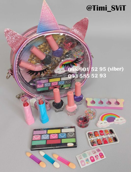 Набор детской косметики для маникюра в чемодане детская косметика