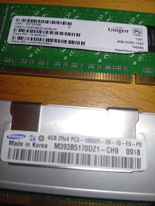 DDR 3 RAM 4GB M393B5170DZ1-ch9 0918