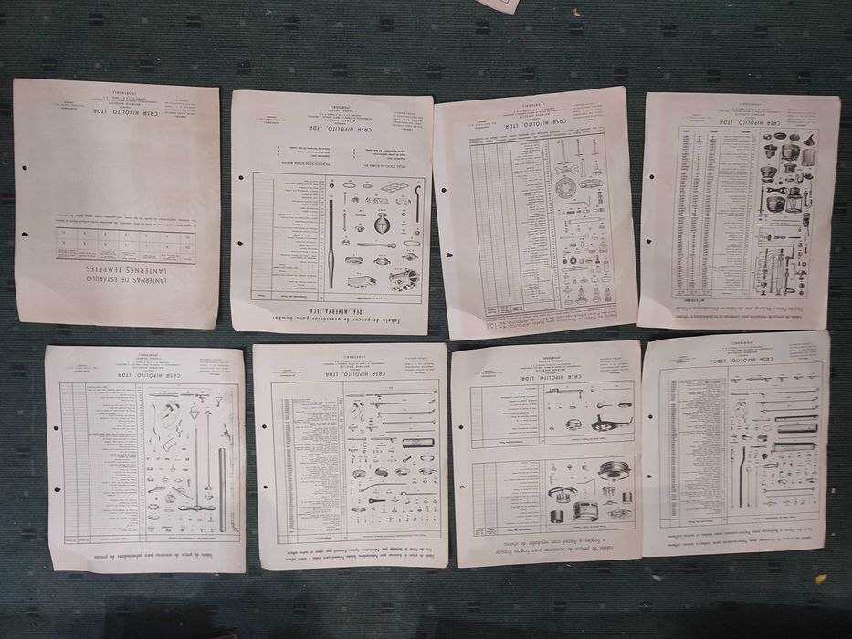 12 catálogo antigos Pulverizadores Hipólito - Anos 50
