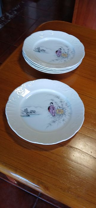 Prato raso Vista Alegre, antigo