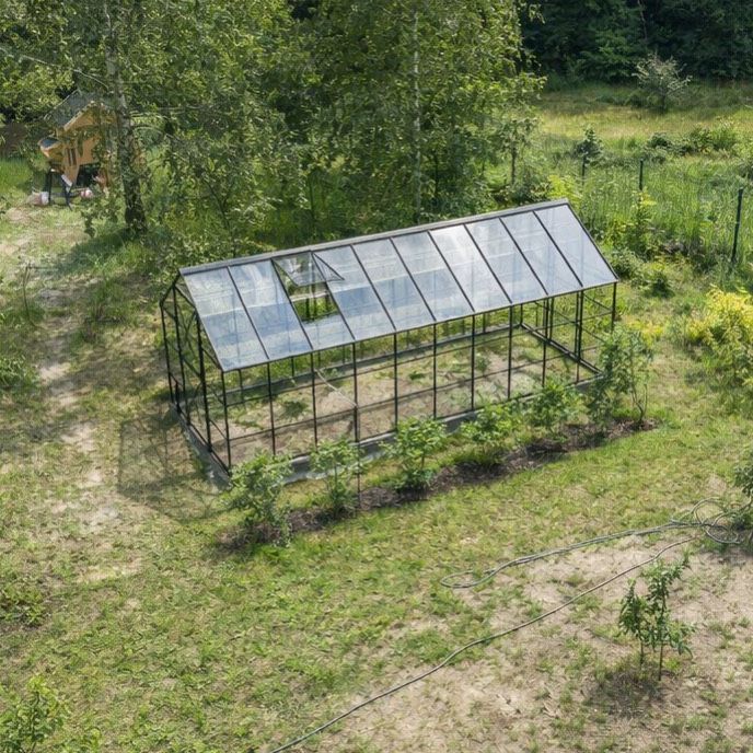 Szklarnia ogrodowa szklana z montazem w cenie