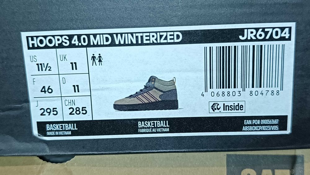 ADIDAS HOOPS 4.0 MID WINTERIZED R.46 nowe stan idealny