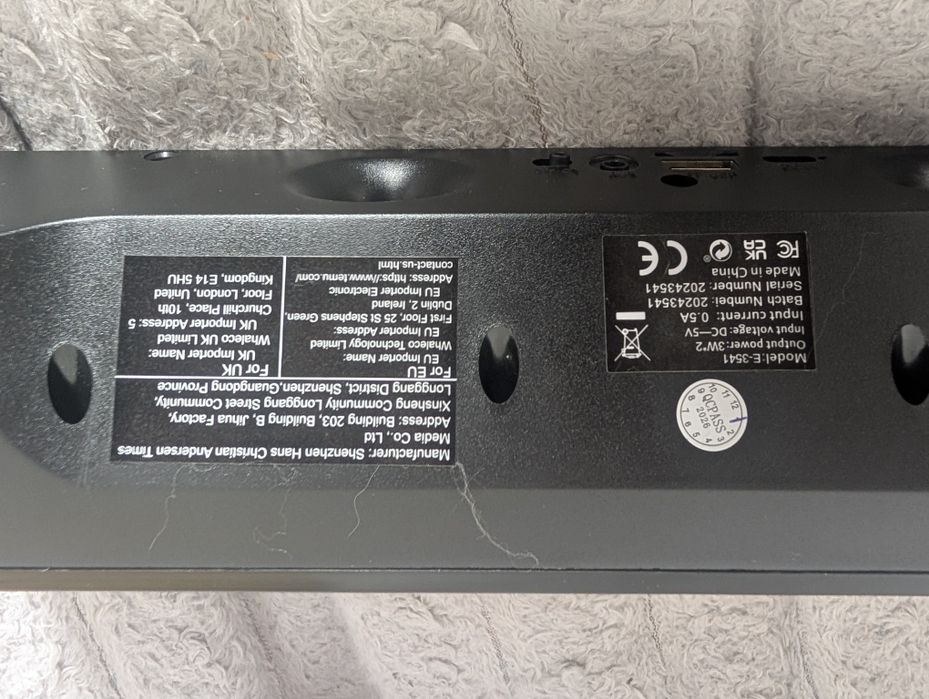 Портативна Bluetooth колонка  E-3541
