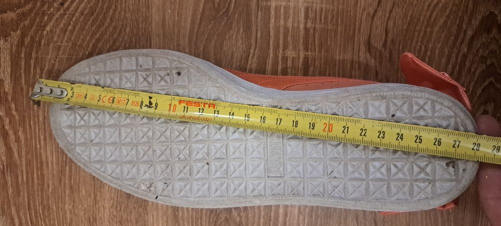 Buty sportowe, adidasy, trampki, puma, 40,5, kokarda, morelowe