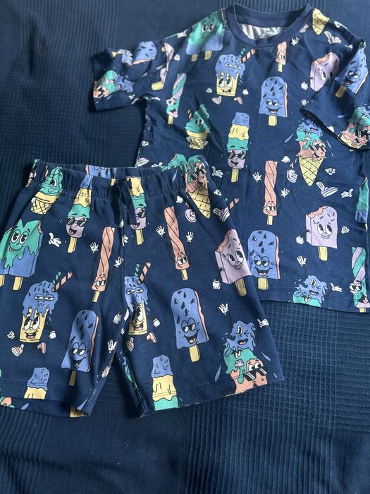 Komplet h&m 134, koszulka i spodenki