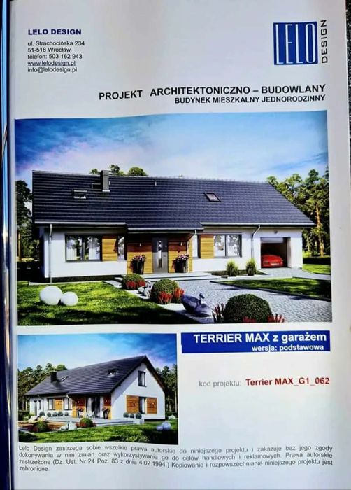 Projekt domu Terrier