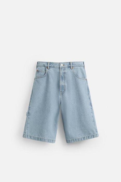 Джинсові шорти оверсайз Zara р 31
