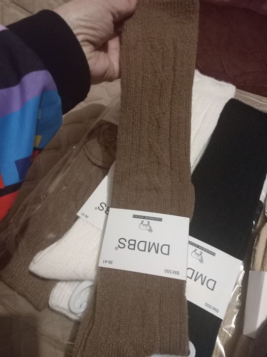 Теплі підколінники/гольфы шерсть кашемір в трендових кольрах