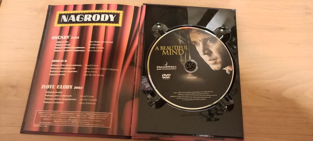 Piękny umysł. DVD. Nowy.