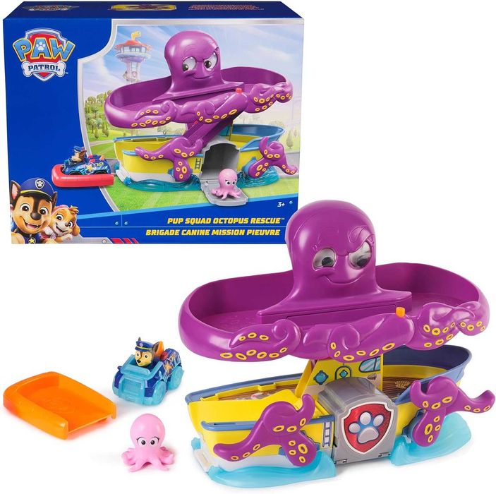 Чейз гонщик Врятування восьминога Paw Patrol Pup Squad Octopus Rescue Playset
