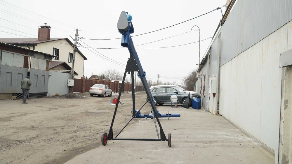 Шнековий навантажувач, конвеєр гвинтовий, шнек, погрузчик 159х6х380