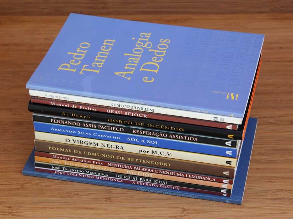 Lote de livros - Poesia portuguesa contemporânea