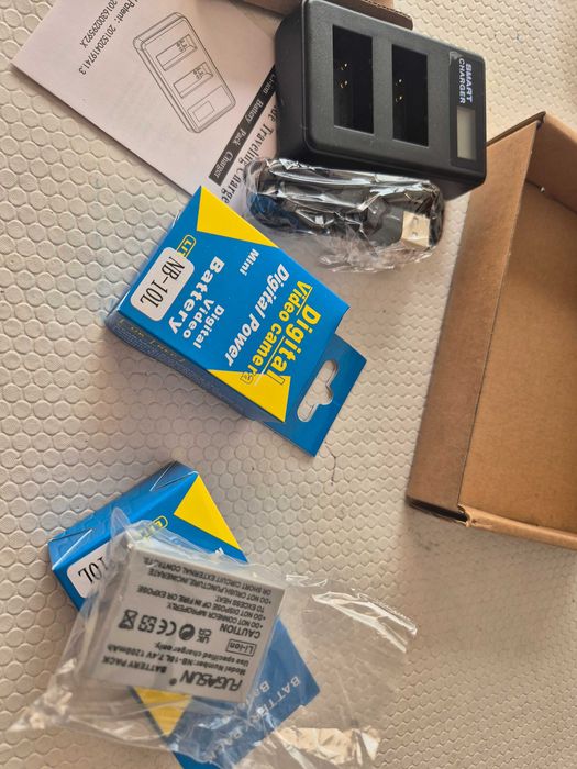 Kit Carregador + 2 Baterias para Canon - NB-10L