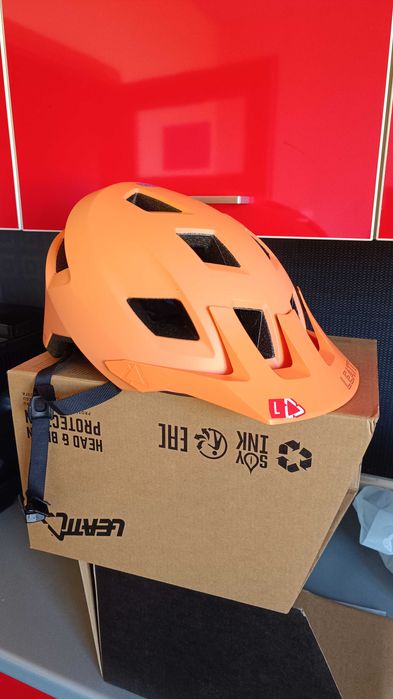 Kurier GRATIS,Kask Leatt MTB AllMtn 1.0 V23 Peach #L 59-63 cm