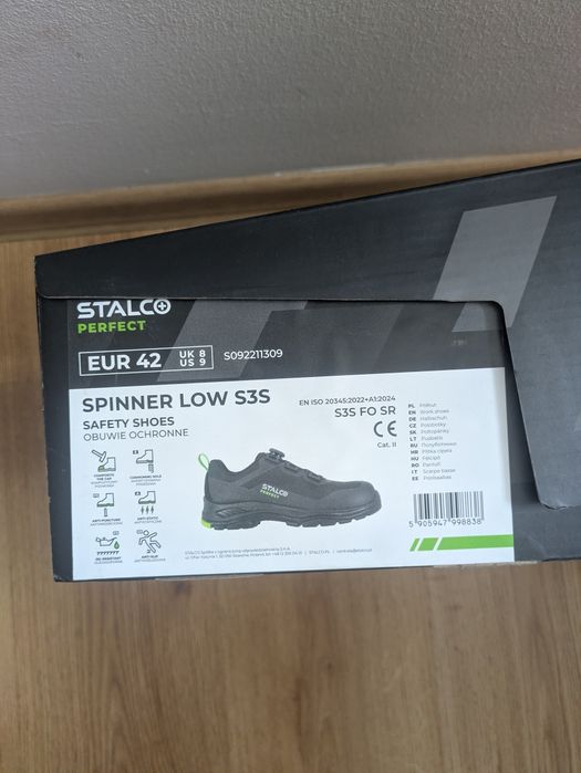 Buty ochronne stalco spinner low s3s  R.42