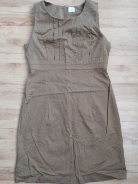 Sukienka brazowa olowkowa L