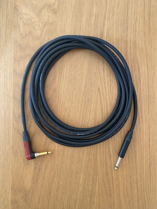 Cabo de instrumento / 5 m / Sommer + Neutrik Silent