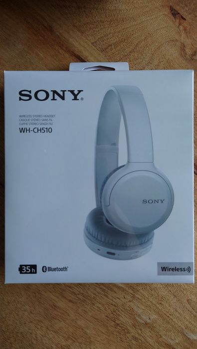Bezprzewodowe słuchawki Sony WHCH510, nowe!
