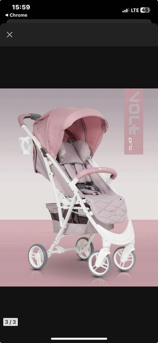 Spacerówka Euro-Cart różowa