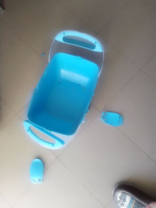 caixa Transportadora de porquinho da Índia.azul claro desmontável