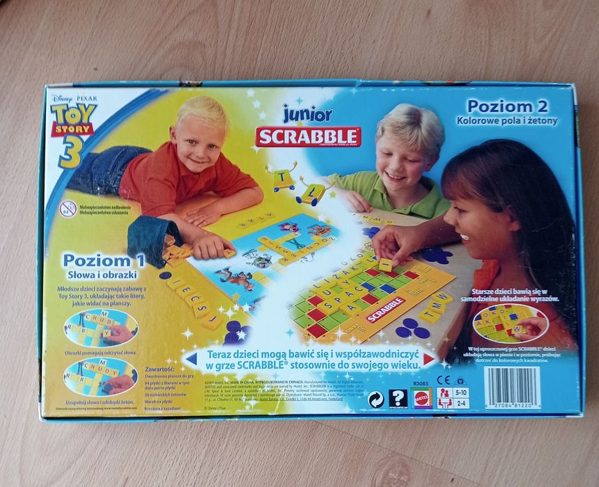 Gra Junior SCRABBLE Toy Story 3 – Disney/Pixar (PL)
